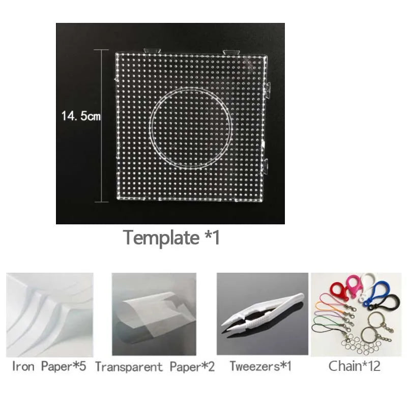 1000pcs/pack 5mm Hama Beads Puzzle Education Toys Juguetes 3D Puzzles Jigsaw Puzzle 48 Colors Perler Beads Fuse Beads For Kids