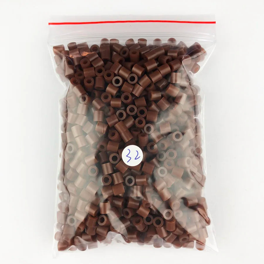 1000pcs/pack 5mm Hama Beads Puzzle Education Toys Juguetes 3D Puzzles Jigsaw Puzzle 48 Colors Perler Beads Fuse Beads For Kids