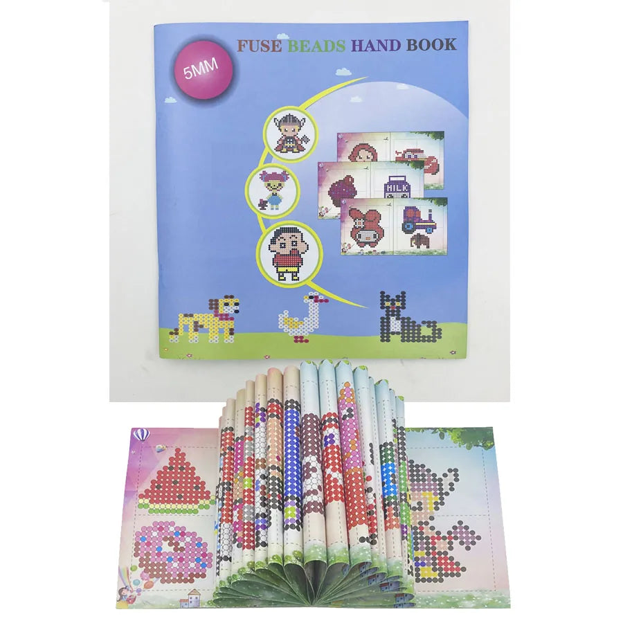 1000pcs/pack 5mm Hama Beads Puzzle Education Toys Juguetes 3D Puzzles Jigsaw Puzzle 48 Colors Perler Beads Fuse Beads For Kids