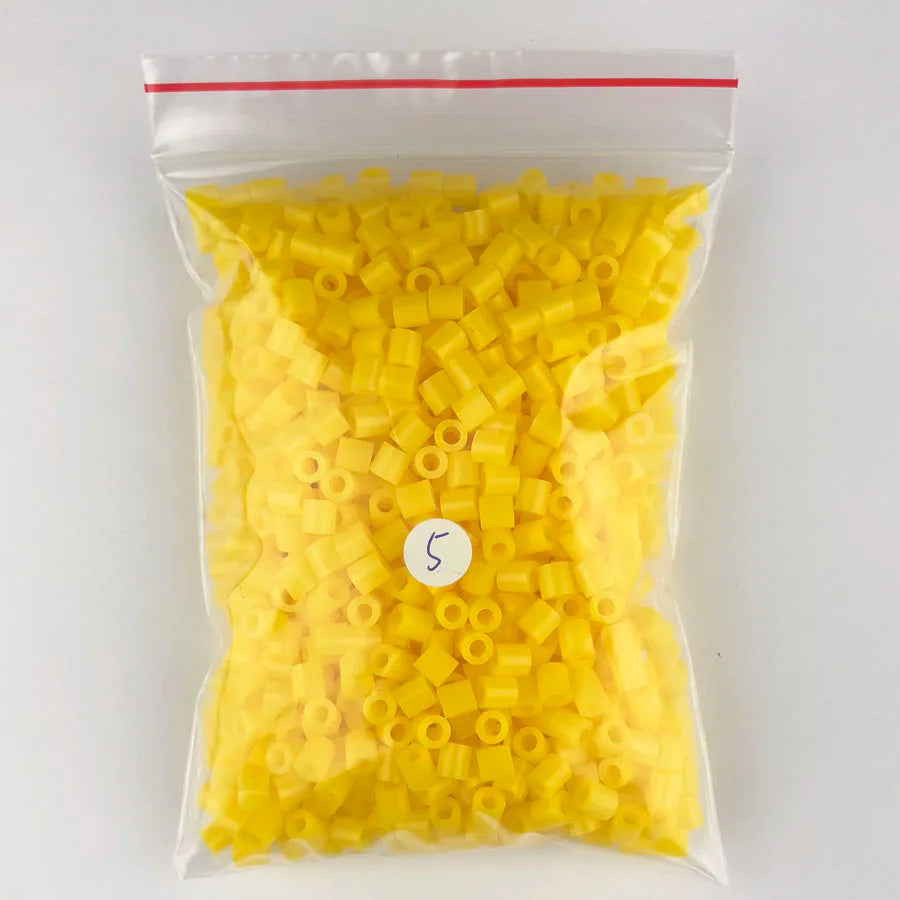 1000pcs/pack 5mm Hama Beads Puzzle Education Toys Juguetes 3D Puzzles Jigsaw Puzzle 48 Colors Perler Beads Fuse Beads For Kids